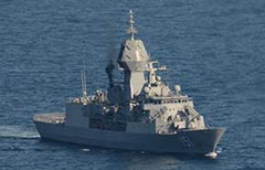 HMAS Arunta Op Argos